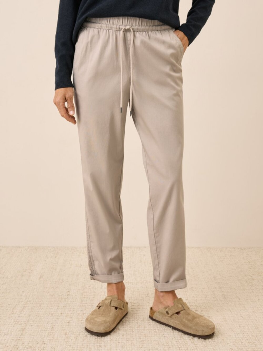 Pact Organic Daily Twill Ultra-High Rise Tapered Pant